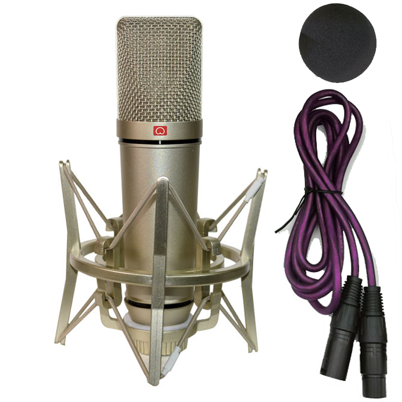 Shure Mic Sm58 - ไมค์ไมโครโฟนคอนเดนเซอร์ระดับมืออาชีพสำหรับคอมพิวเตอร์แล็ปท็อปแบบมีสายบันทึกเสียงคาราโอเกะแบบสตูดิโอขาตั้งไมโครโฟนไมโครโฟน