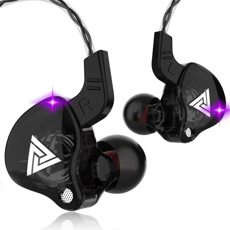 Audiophile Headphone Wired - Original QKZ AK6 ทองแดง HiFi หูฟังแบบมีสาย