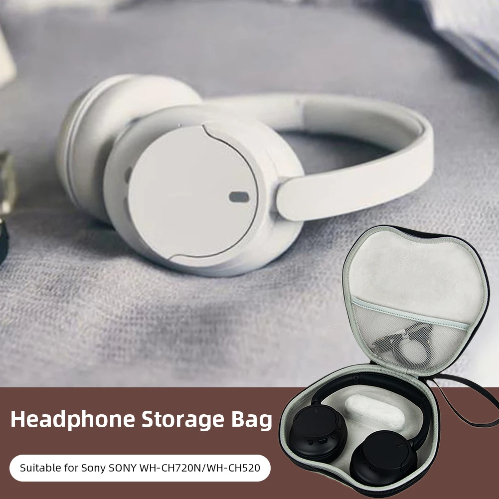 Audio Technica Headphone Ath-M50X - กระเป๋าเคสพกพาหูฟัง EVA แบบแข็งพร้อมตะขอกล่องเก็บของกระเป๋าชุดหูฟังไร้สายสำหรับ Sony WH-1000XM4/เทคโนโลยี ATH-M50X