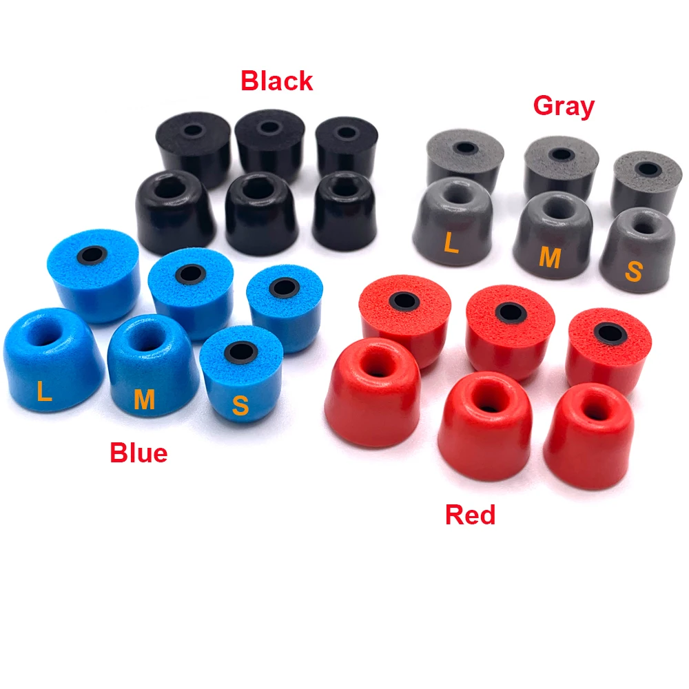 Earphone Foam Tip - 20 คู่ ANJIRUI T100 เมมโมรี่โฟมปลายหูฟังใช้งานร่วมกับชูร์ SE215