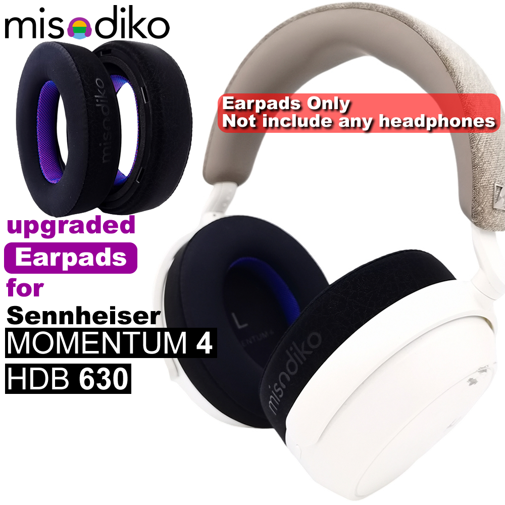 Sennheiser Headphone Momentum 4 - มิโซดิโกะอัพเกรดแผ่นรองหูฟังสำหรับหูฟังเซนไฮเซอร์ โมเมนตัม 4 ไร้สาย/ HDB 630