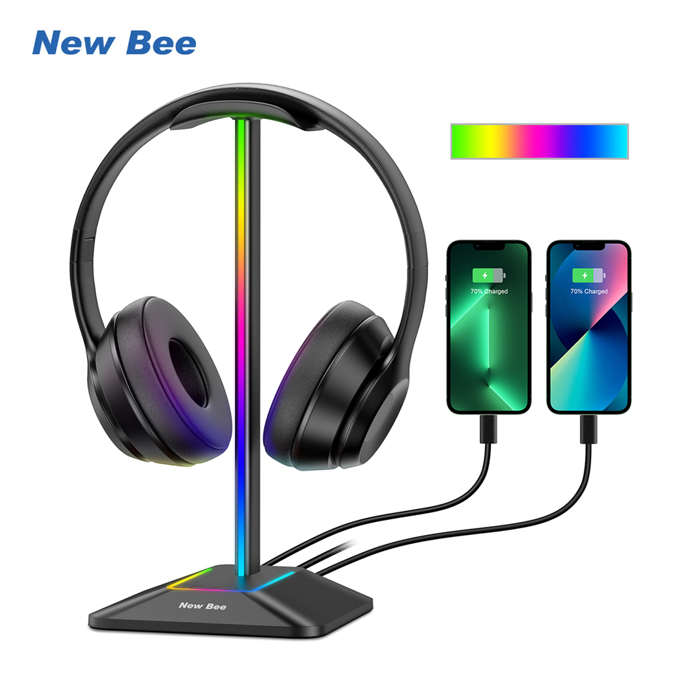 ใหม่ Bee Z8 RGB หูฟัง Stand Ho - Headphone Stand Desk บทวิจารณ์และราคา