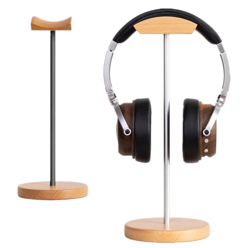 ขาตั้งหูฟังไม้แบล็ควอลนัทและอะ - Headphone Stand Desk บทวิจารณ์และราคา