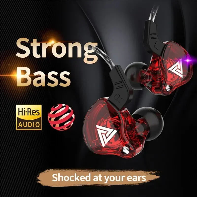 Original QKZ AK6 ทองแดง HiFi ห - Audiophile Headphone Wired บทวิจารณ์และราคา