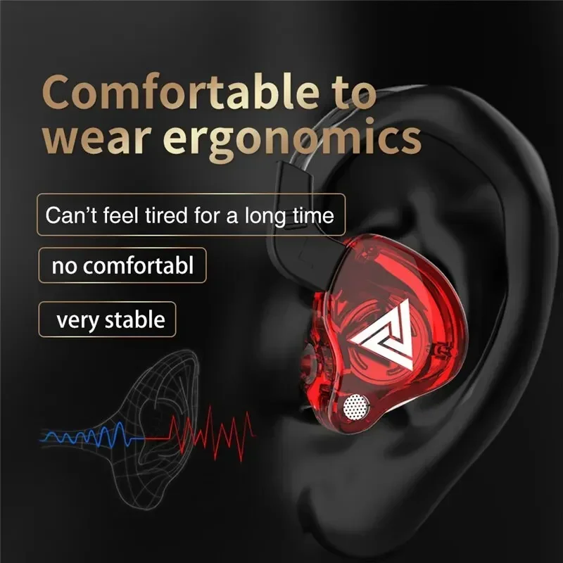 Original QKZ AK6 ทองแดง HiFi ห - Audiophile Headphone Wired บทวิจารณ์และราคา
