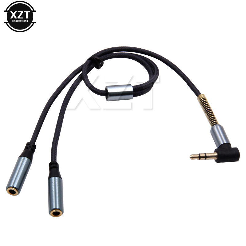 3.5 มม.1 ถึง 2 เสียง Aux Y Spl - Earphone Splitter Jack บทวิจารณ์และราคา