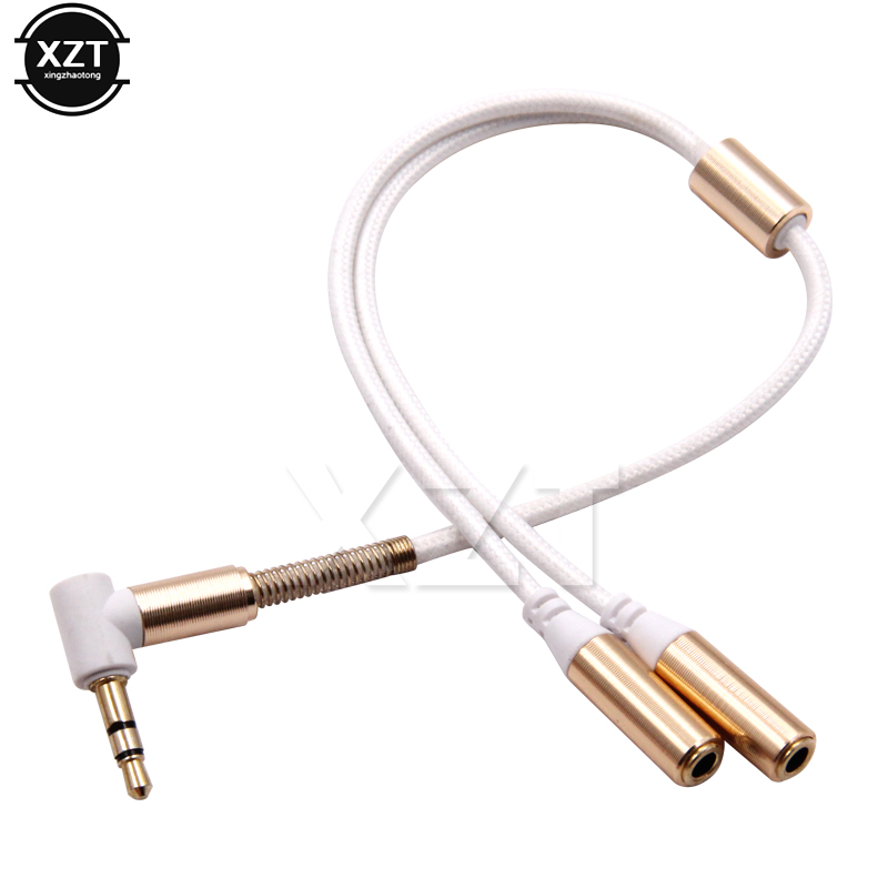 3.5 มม.1 ถึง 2 เสียง Aux Y Spl - Earphone Splitter Jack บทวิจารณ์และราคา