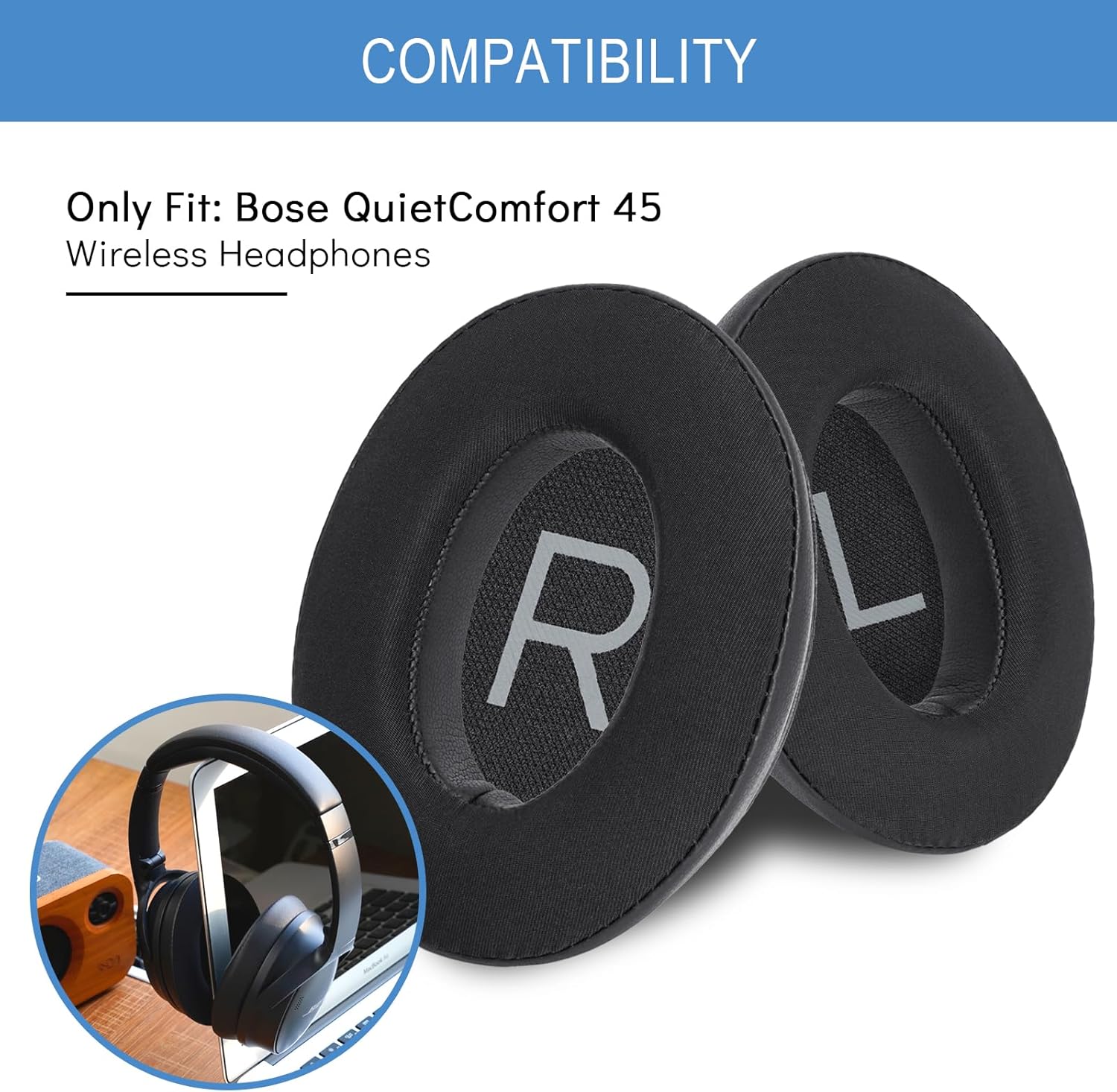 แผ่นรองหูฟังแบบเจลเย็นสำหรับเป - Bose Headphone Qc45 บทวิจารณ์และราคา