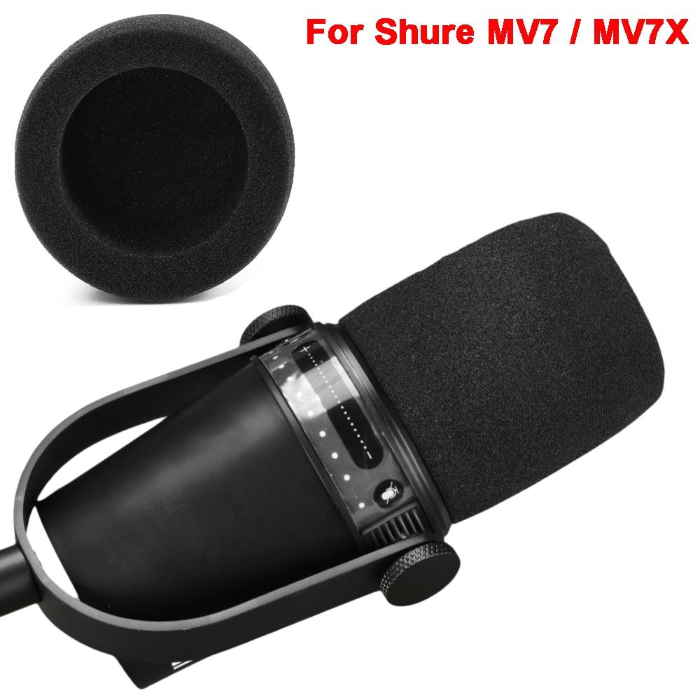 แผ่นฟองน้ำครอบไมโครโฟนแบบกันลม - Shure Mic Mv7 บทวิจารณ์และราคา