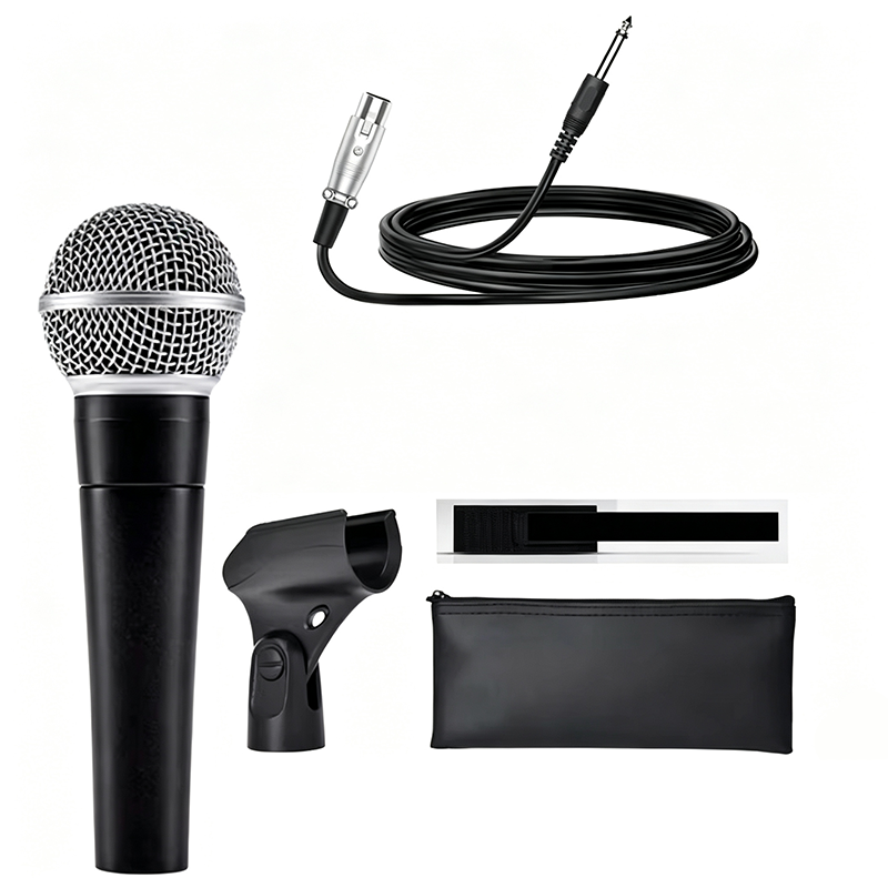 คาราโอเกะไมโครโฟนไดนามิก ไมโคร - Shure Mic Sm58 บทวิจารณ์และราคา