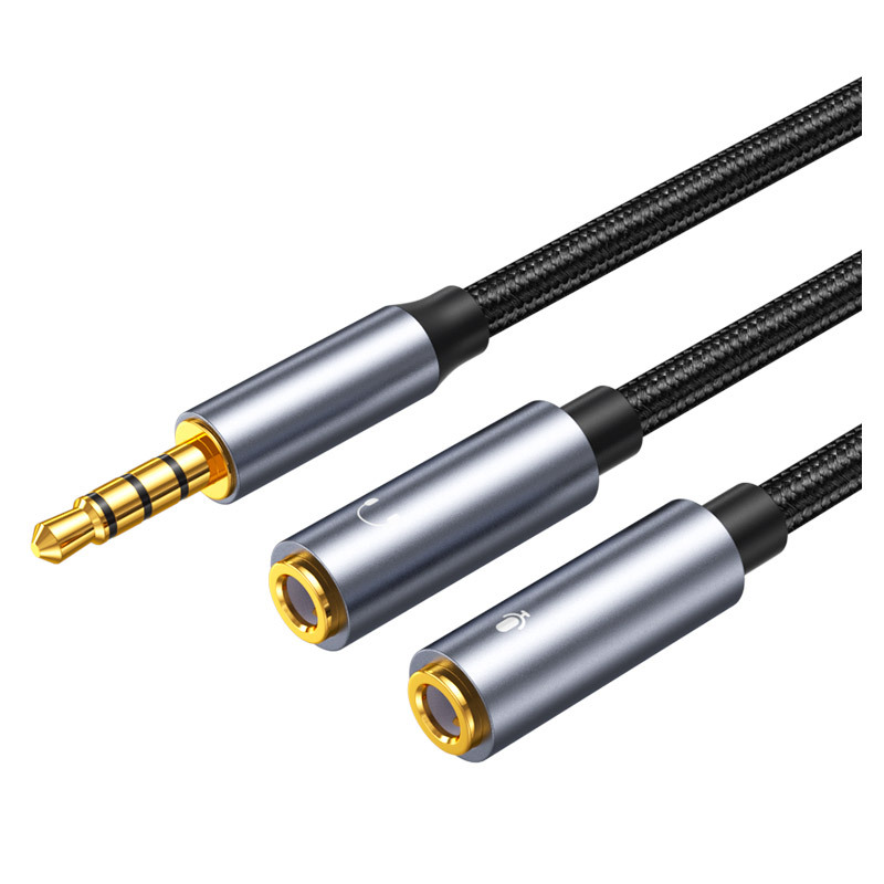 แจ็ค 3.5 มม.Aux Audio Cable ชา - Earphone Splitter Jack บทวิจารณ์และราคา