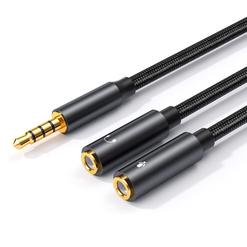 แจ็ค 3.5 มม.Aux Audio Cable ชา - Earphone Splitter Jack บทวิจารณ์และราคา