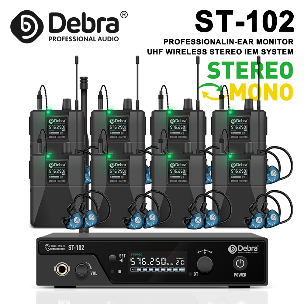 Debra ST-102 UHF IEM ระบบมอนิเ - In Ear Monitor Iem บทวิจารณ์และราคา