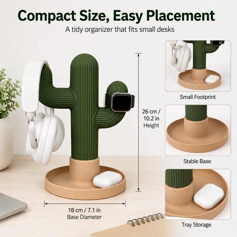ที่วางหูฟังแบบมินิมอลรูปกระบอง - Headphone Stand Desk บทวิจารณ์และราคา